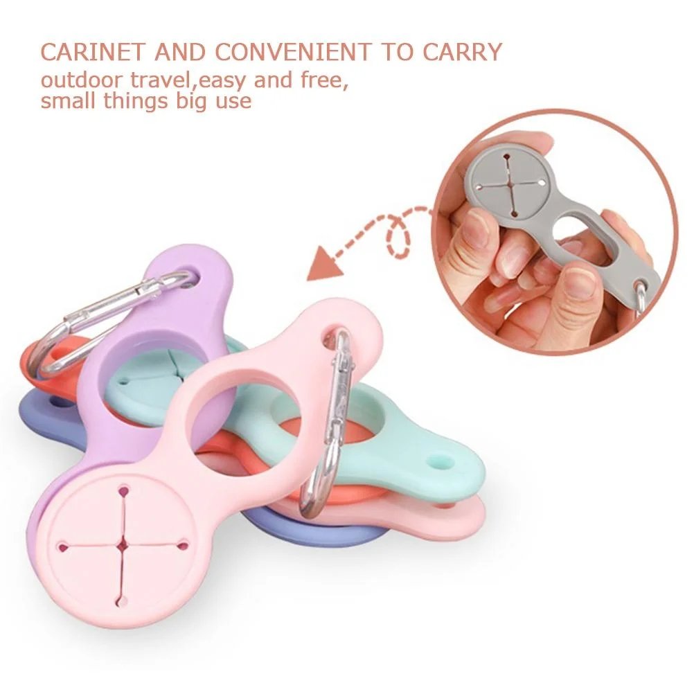 šHot Saleā”š Silicone Sport Kettle Buckle Outdoor Carabiner Water Bottle Holder