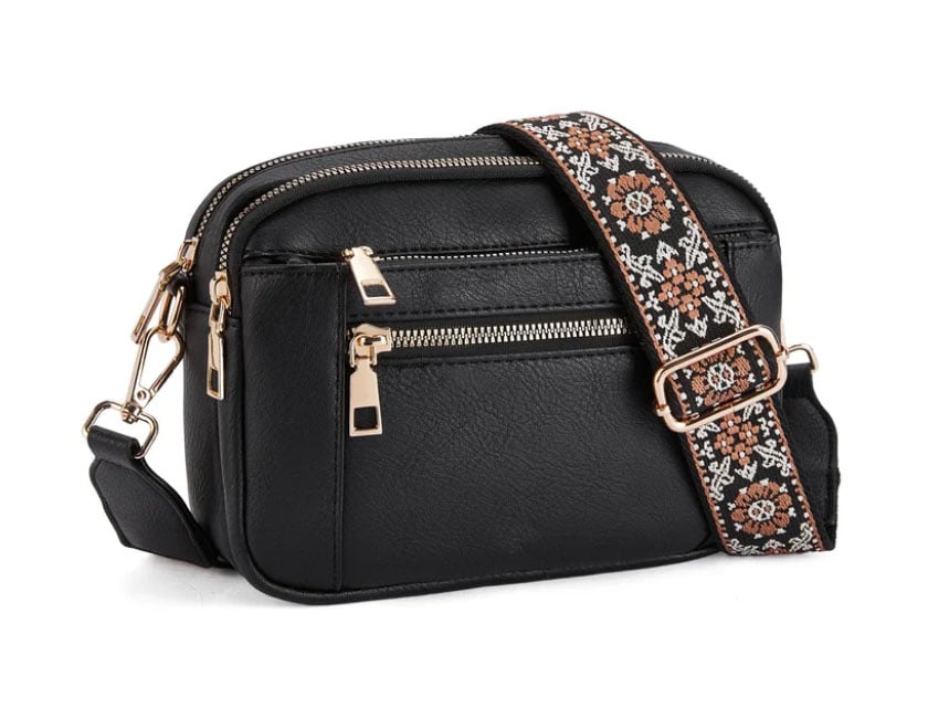 š„Handmade Colorful Straps Crossbody Leather Bags & Purseš