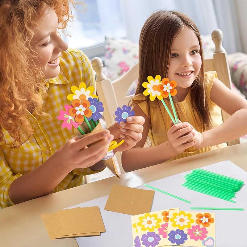 DIY Bouquet Greeting Card Set