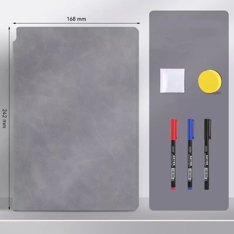 Smart Reusable Leather Notebook