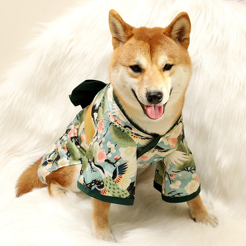 Dog Clothes Kimono Tang Suit