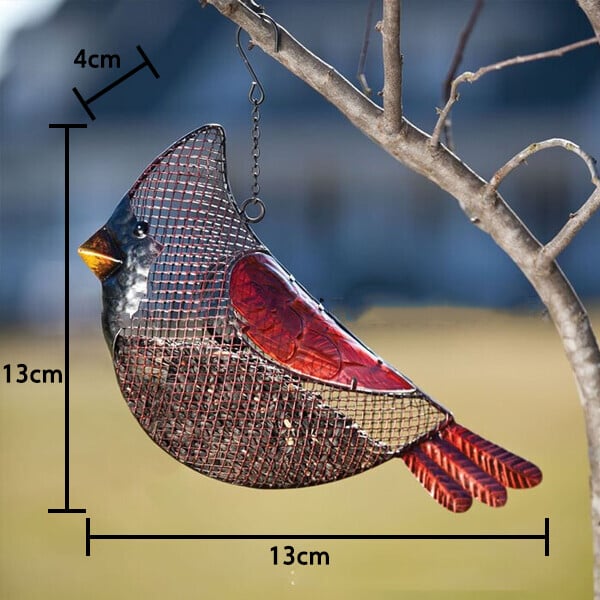 ⛄Snowman Metal Mesh Bird Feeder🐦