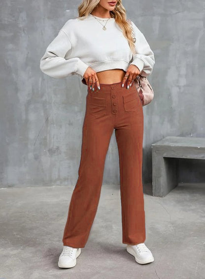 Women's Casual High Waist Stretch Pants