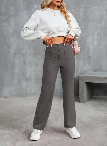 Women's Casual High Waist Stretch Pants
