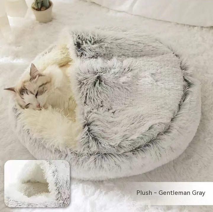 2 In 1 Long Plush Bed