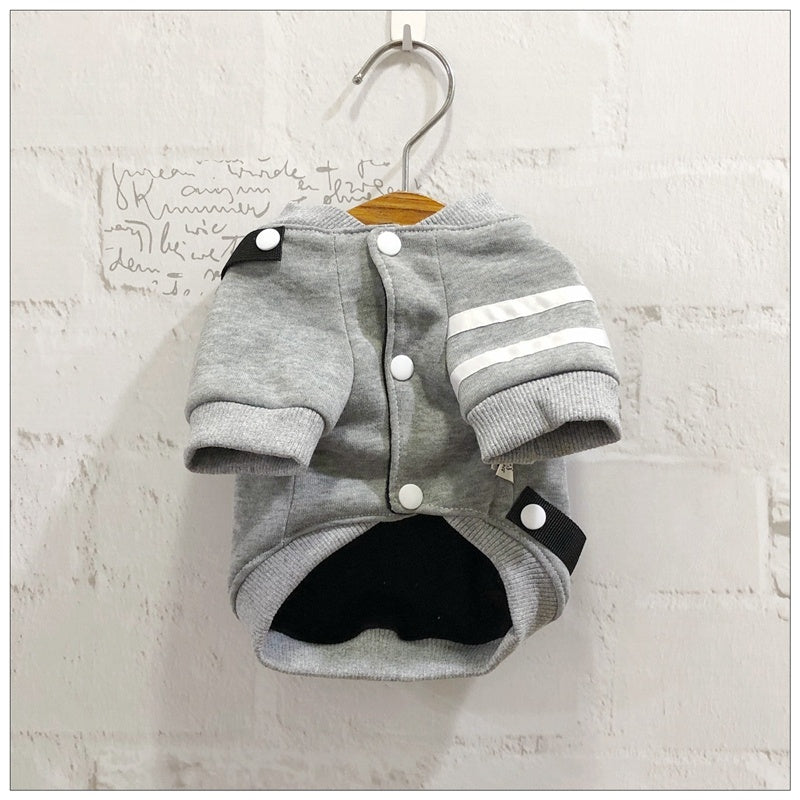 Dog Sleeved Cotton Coat Clothes