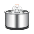 Stainless Steel Cat Flower Drinking Bowl