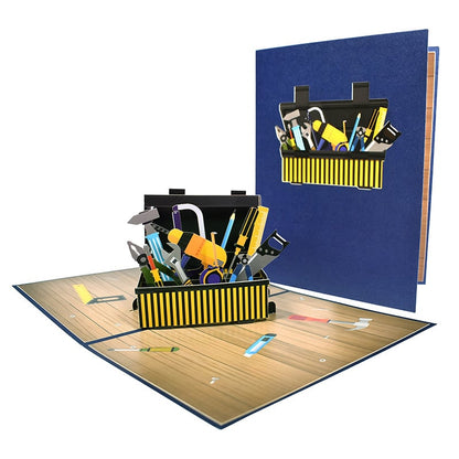 Father's Day Greeting Card 3D Stereoscopic