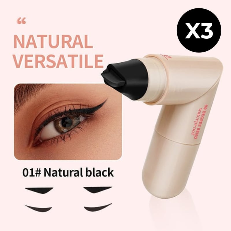 Dual-Head Design Rotating Eyeliner Stamp Pen