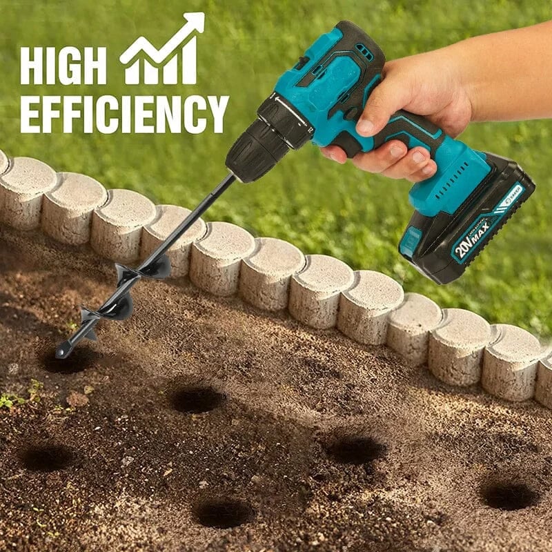 SAKER® Garden Auger Drill Bit with Cordless Drill