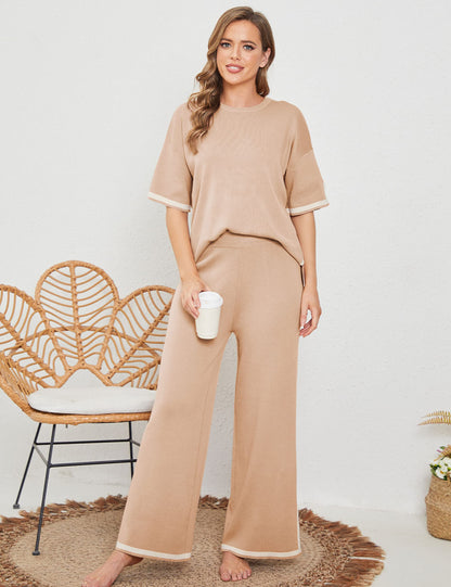 Classy Elastic Knit Lounge Set✨