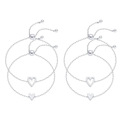 Adjustable Love Friendship Two Bracelet Pack