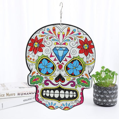 🔥 Sugar Skull Wind Spinner