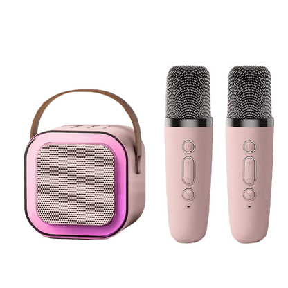 The Ultimate Family Mini Karaoke Machine with Wireless Microphones