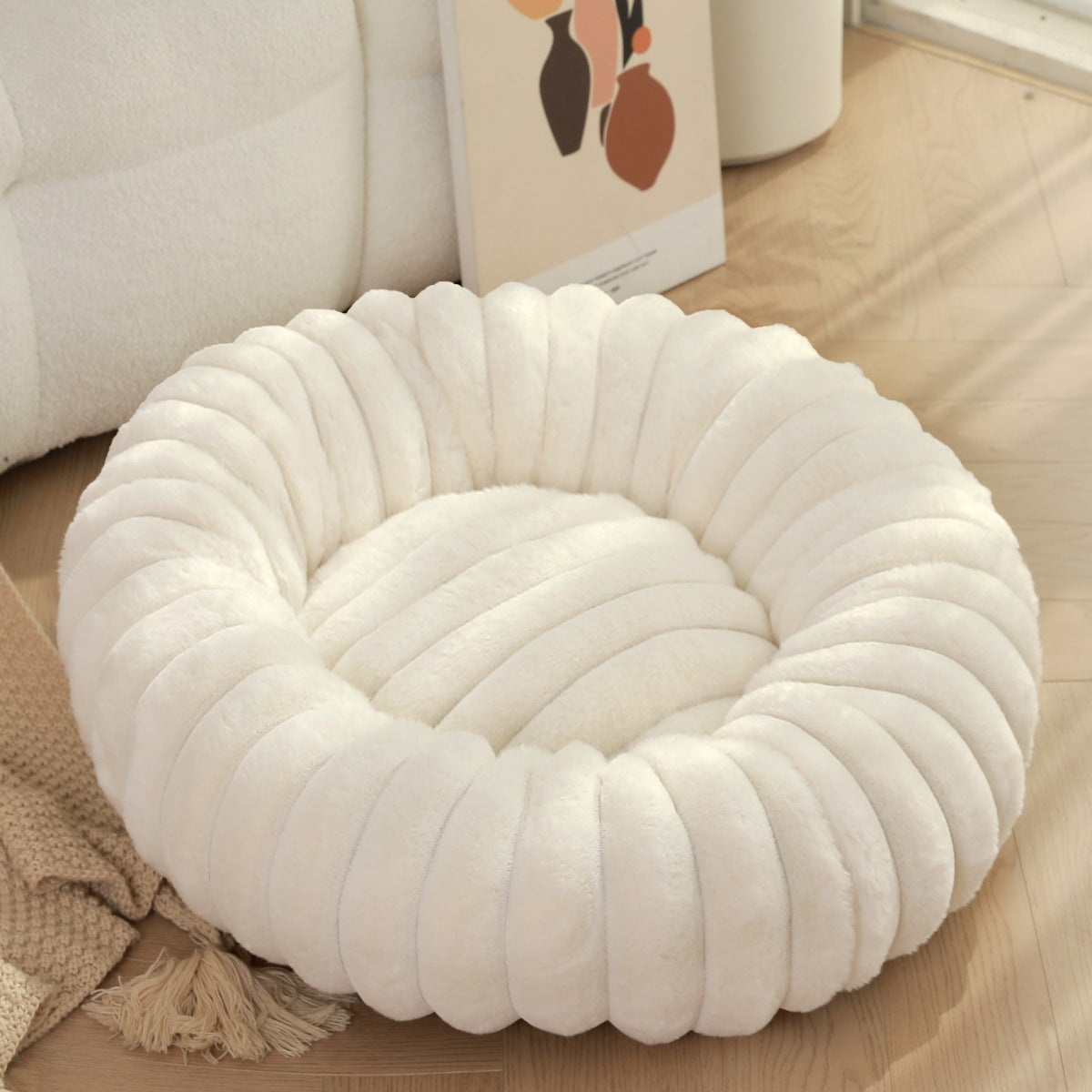 High Weight Pet Long Hair Bed