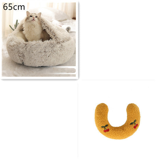 2 In 1 Long Plush Bed