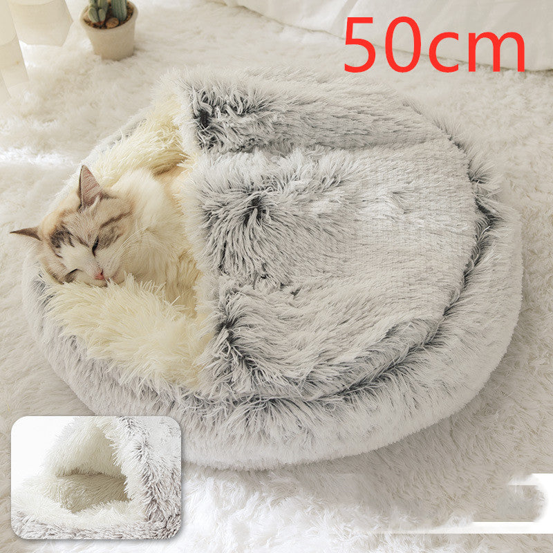 2 In 1 Long Plush Bed