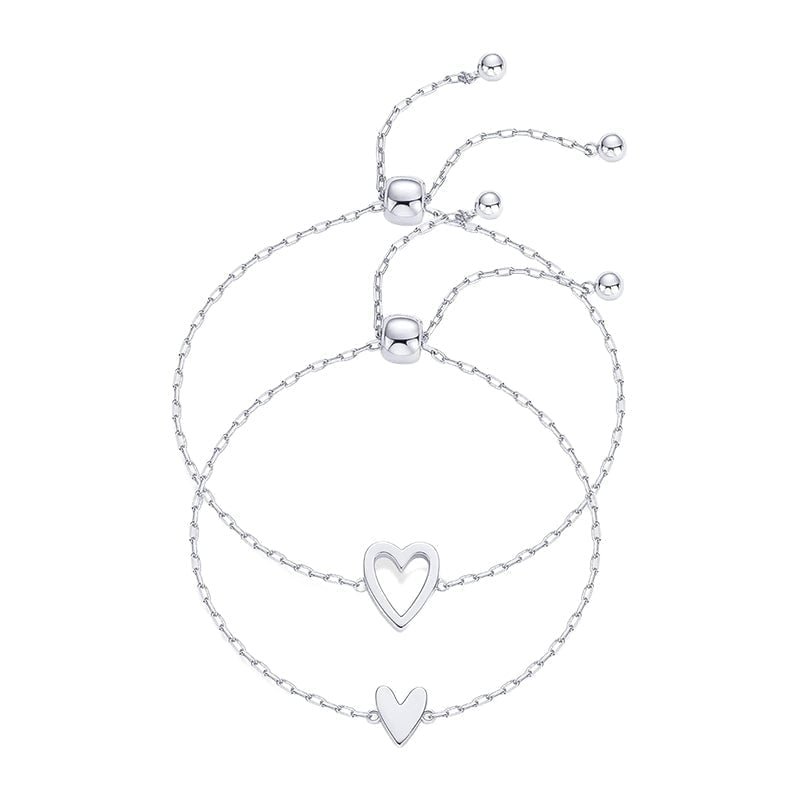 Adjustable Love Friendship Two Bracelet Pack