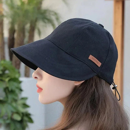 UV Protection Hat Without Makeup