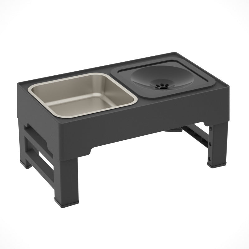 Pet Double Bowls Stainless Stand