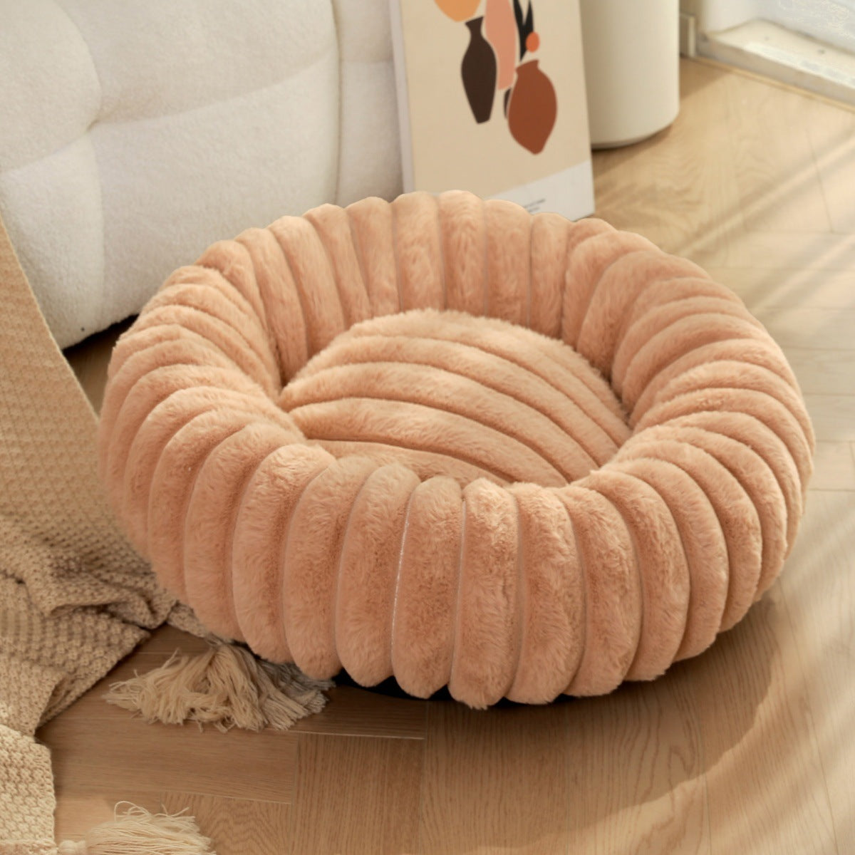 High Weight Pet Long Hair Bed