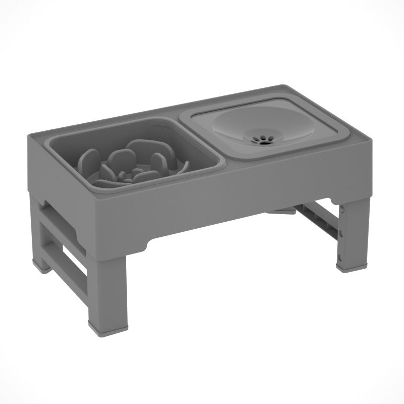 Pet Double Bowls Stainless Stand