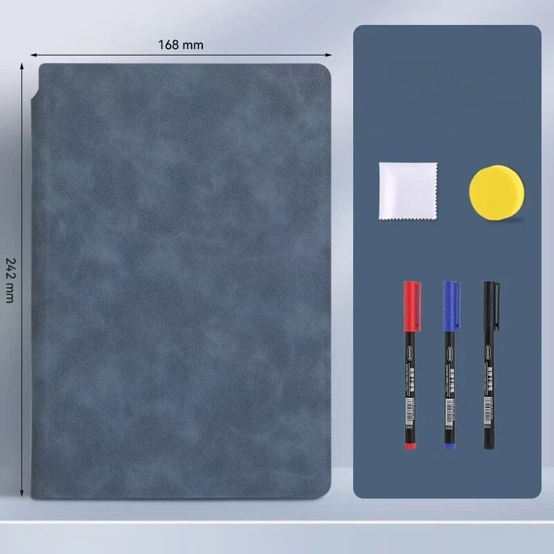Smart Reusable Leather Notebook