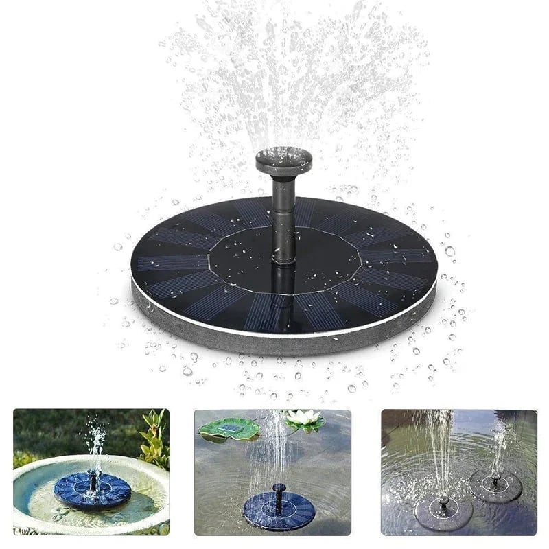 Solar Powered Water Fountain