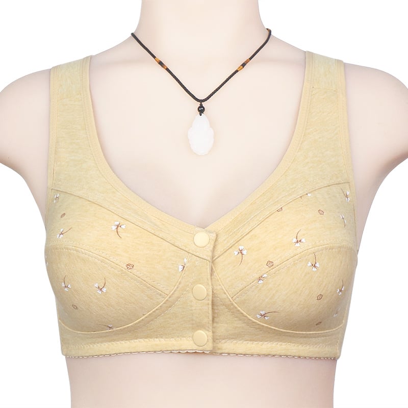 🔥Comfortable Front Button Bra🎀