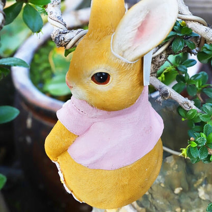 Garden Cartoon Rabbit Hanging Ornament