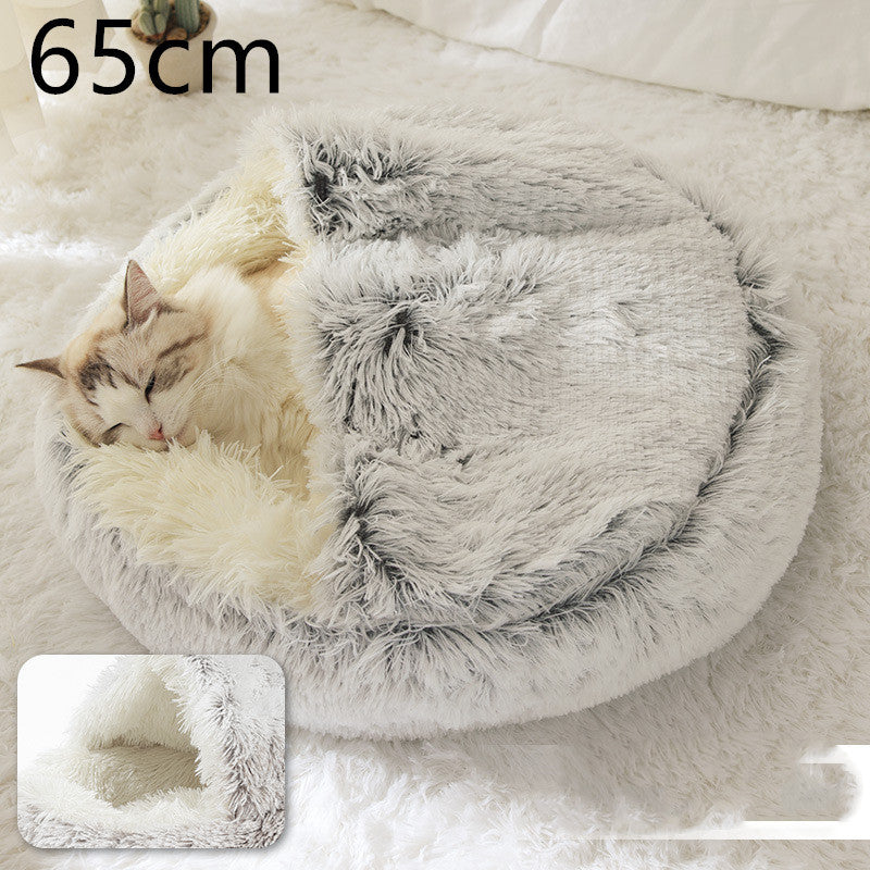 2 In 1 Long Plush Bed
