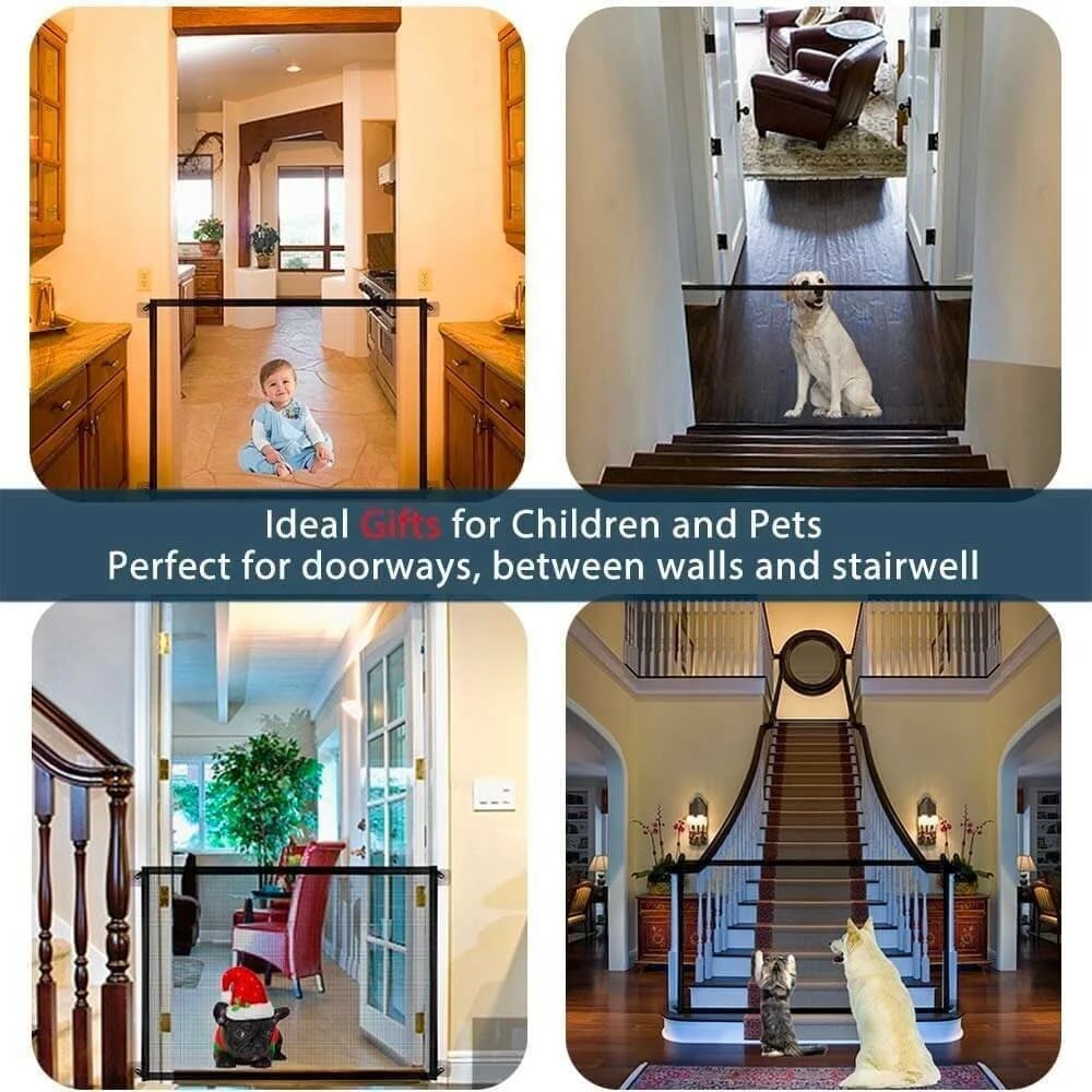 Portable Kids &Pets Safety Door Guard