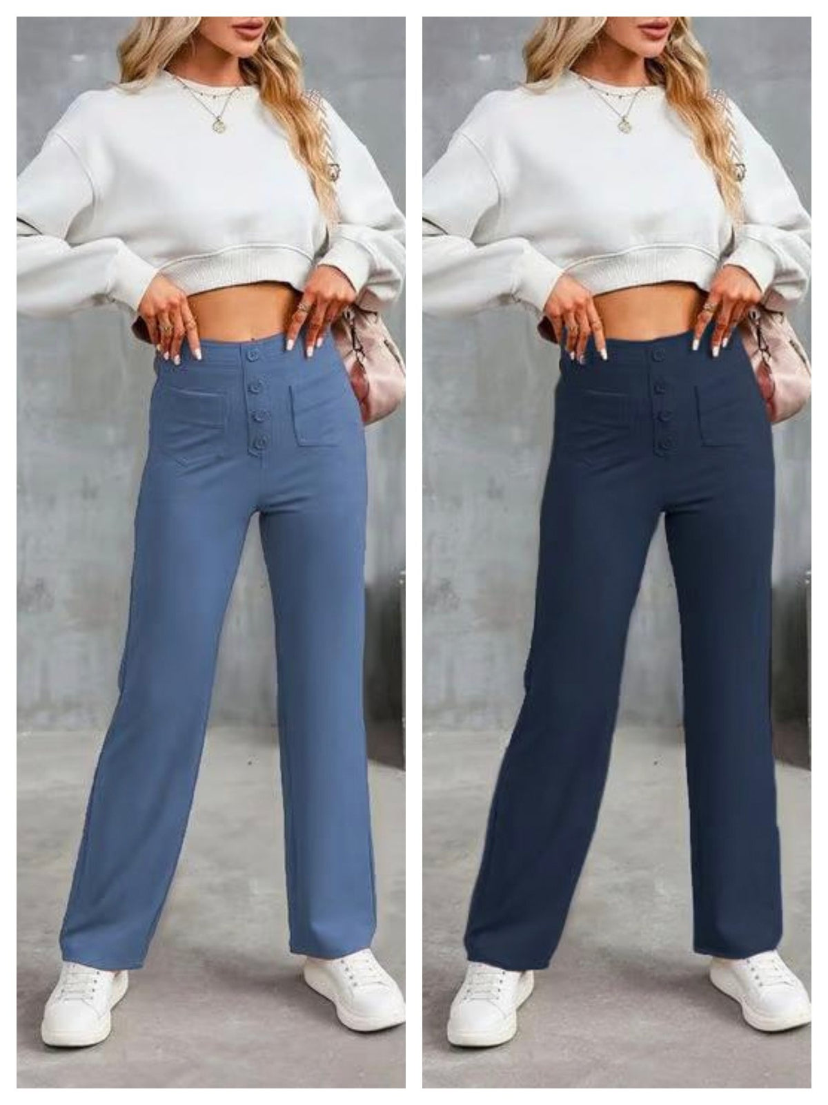 Women's Casual High Waist Stretch Pants