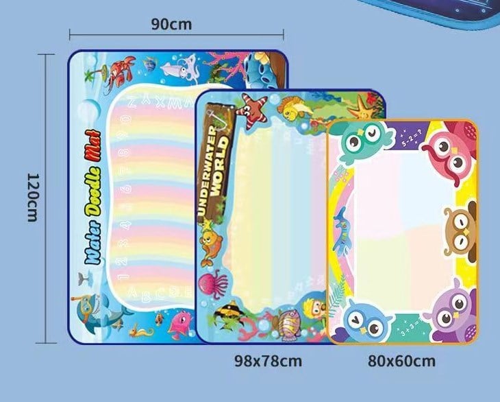 🎁Water Doodle Mat ,Aqua Painting Drawing Mat Mess Free Learning Toy Mat