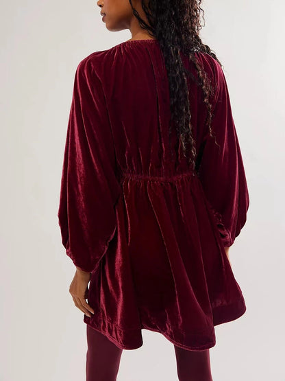 🎄🎁 Christmas Promotion 49% OFF - Portia Velvet Mini Dress