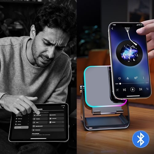 Wireless Induction Audio Speaker Stand