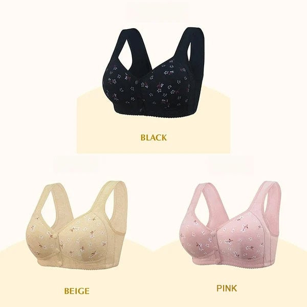 Buy 2 Get 1 Free🔥Comfortable Front Button Bra