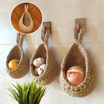 Hanging Wall Vegetable Fruit Baskets