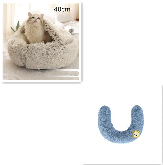 2 In 1 Long Plush Bed