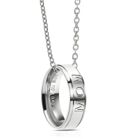 💓I Love U MOM / DAD necklace stainless steel pendant necklace