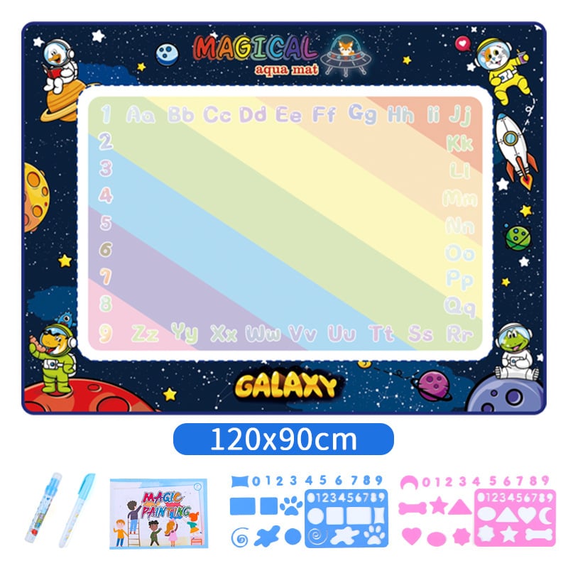 🎁Water Doodle Mat ,Aqua Painting Drawing Mat Mess Free Learning Toy Mat