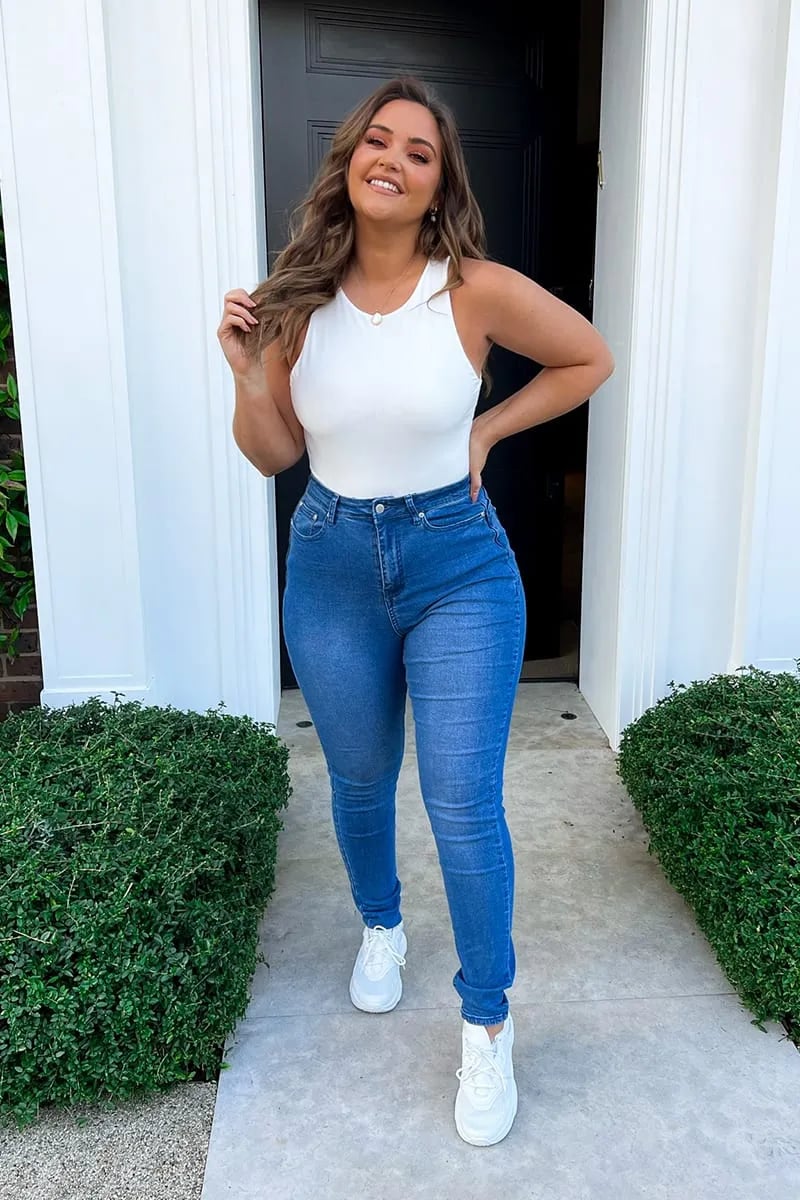 🔥Big Sales - 48% OFF🔥Shapewear Tummy Control Jeans (Buy 2 get extra 10% off)