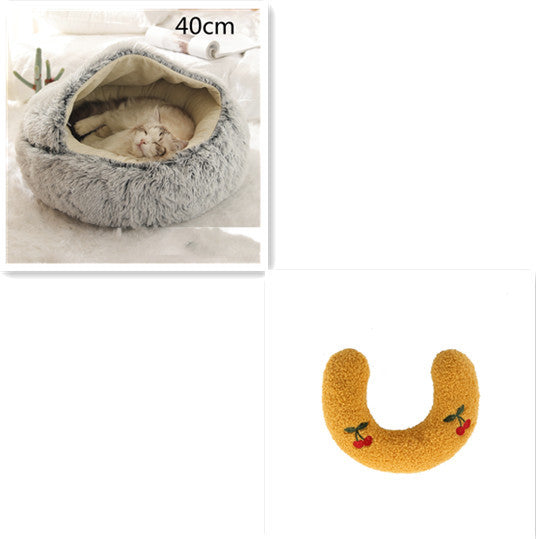 2 In 1 Long Plush Bed