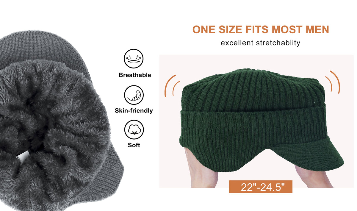 🔥Elastic Warm Ear Protection Knitted Hat☃️