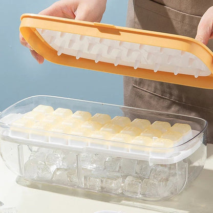 Press Type Ice Cube Maker