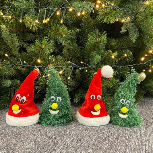 🎄New Musical hat dancing Christmas tree Toy