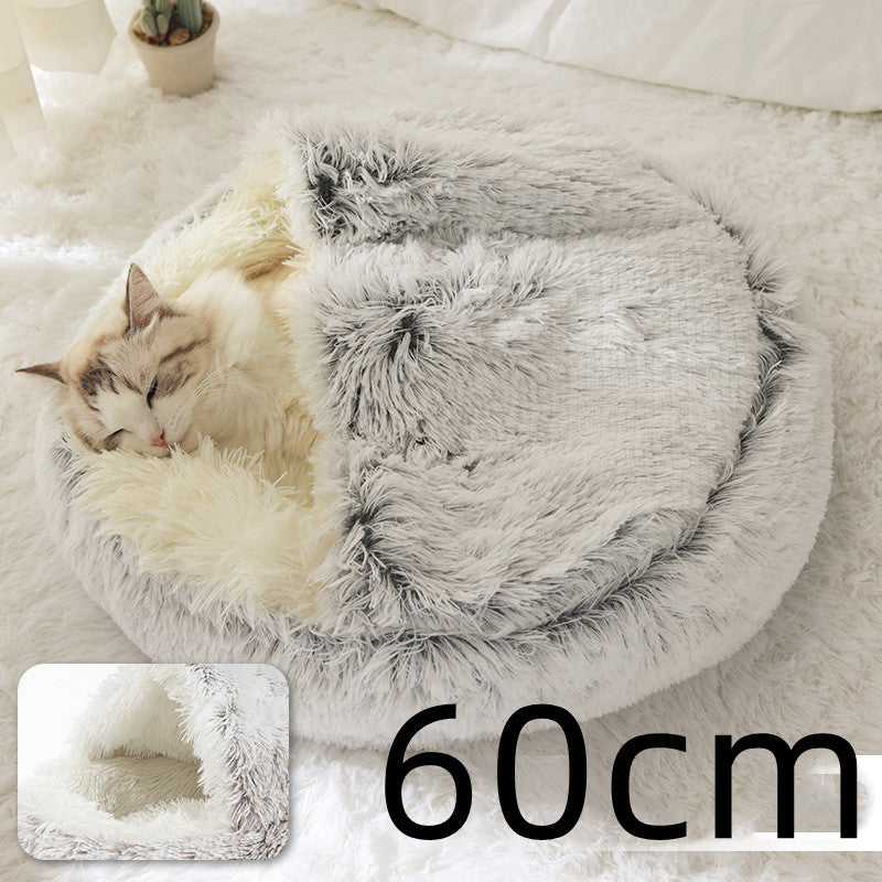 2 In 1 Long Plush Bed