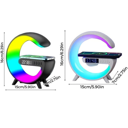 G-shaped RGB Wireless Charging Speaker