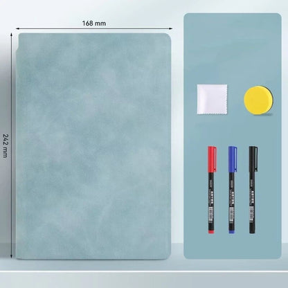 Smart Reusable Leather Notebook