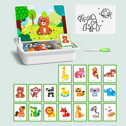 Magnetic Puzzle Learning Building Block Toys
